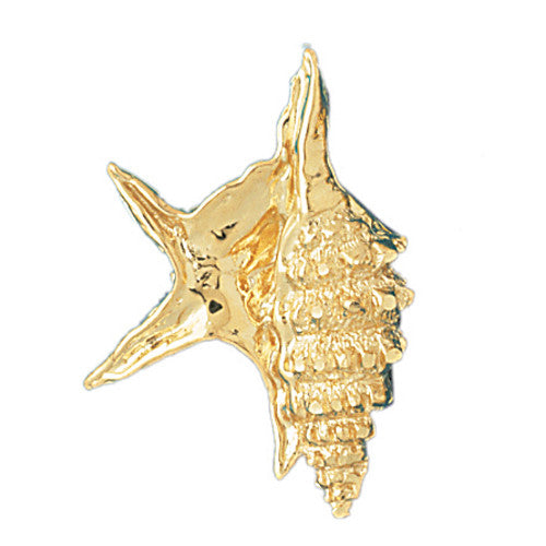 14K GOLD NAUTICAL CHARM - SHELL #307
