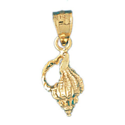 14K GOLD NAUTICAL CHARM - SHELL #310