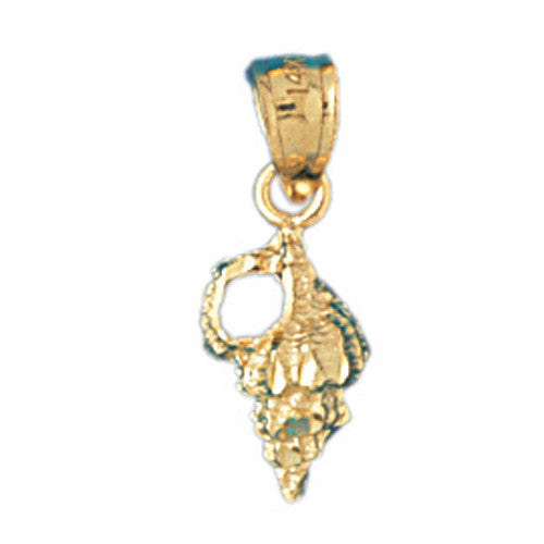 14K GOLD NAUTICAL CHARM - SHELL #311