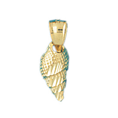 14K GOLD NAUTICAL CHARM - SHELL #319