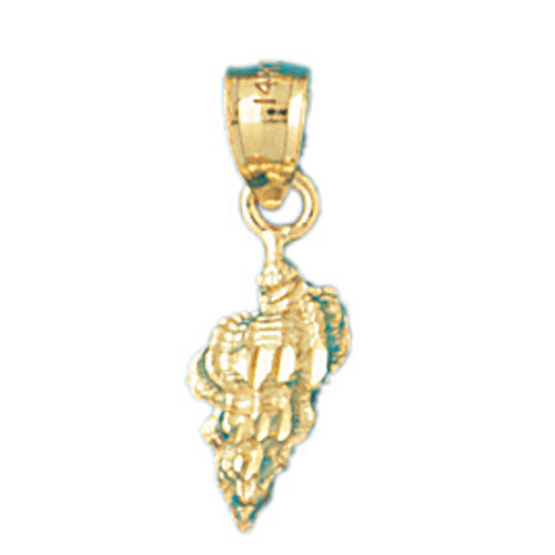 14K GOLD NAUTICAL CHARM - SHELL #320