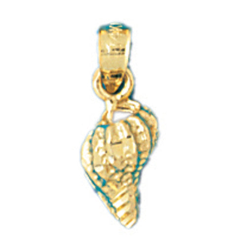 14K GOLD NAUTICAL CHARM - SHELL #321