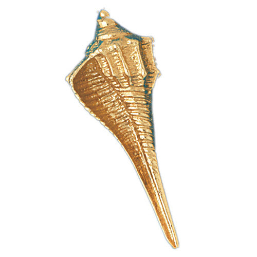 14K GOLD NAUTICAL SLIDE - SHELL #280