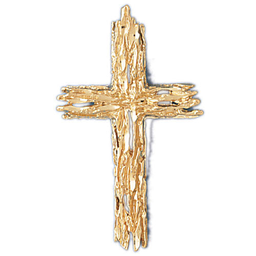 14K GOLD RELIGIOUS CHARM - CROSS #7864
