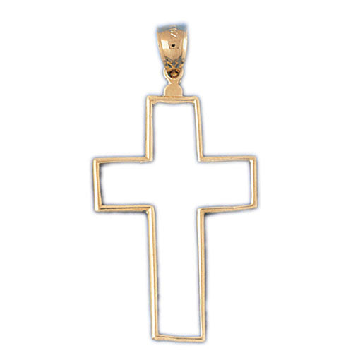 14K GOLD RELIGIOUS CHARM - CROSS #7917