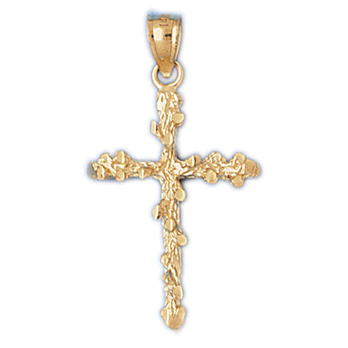 14K GOLD RELIGIOUS CHARM - CROSS #8001