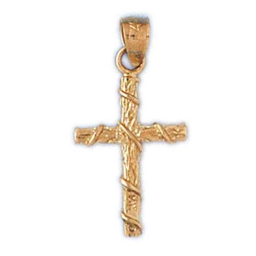 14K GOLD RELIGIOUS CHARM - CROSS #8031