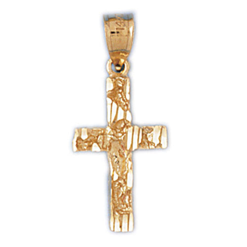 14K GOLD RELIGIOUS CHARM - CROSS #8032
