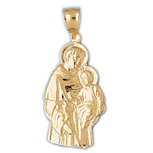 14K GOLD RELIGIOUS CHARM - MEDAL #8805