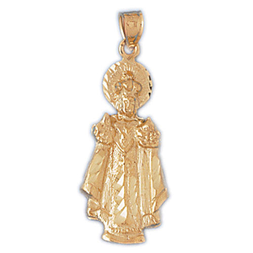 14K GOLD RELIGIOUS CHARM - MEDAL #8812