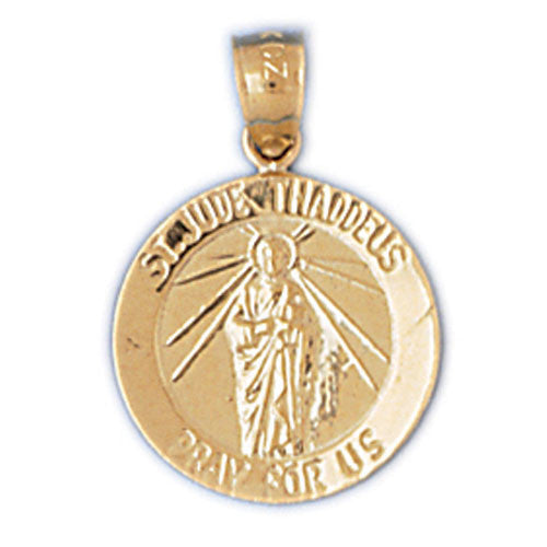 14K GOLD RELIGIOUS CHARM - ST. JUDE #8800