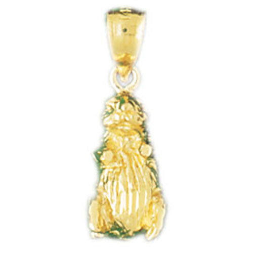 14K GOLD RODENT CHARM - HAMSTER #2755