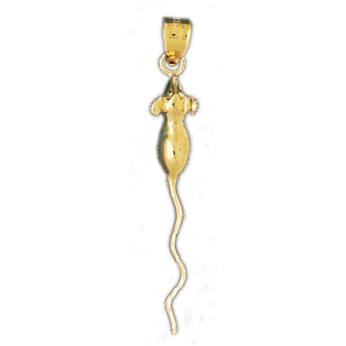 14K GOLD RODENT CHARM - MOUSE #2768