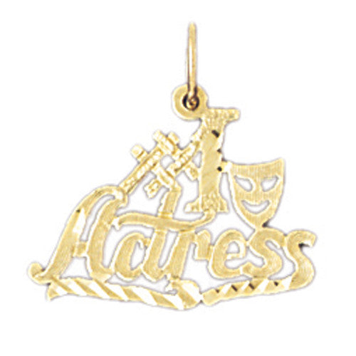 14K GOLD SAYING CHARM - #1 ADRESS #10752