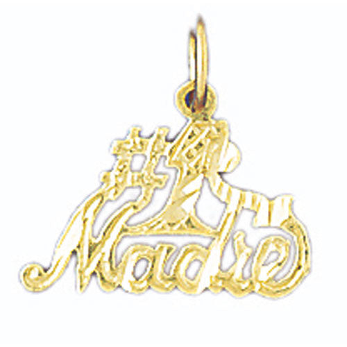 14K GOLD SAYING CHARM - #1 MADRE #9767