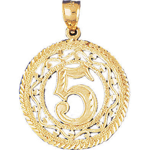 14K GOLD SAYING CHARM - 5 #9669