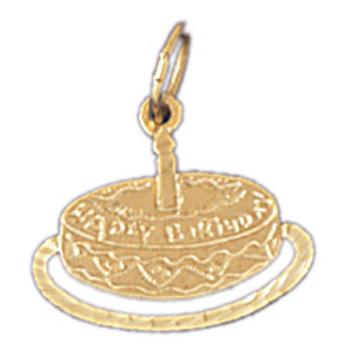 14K GOLD SAYING CHARM - HAPPY BIRTHDAY #10074