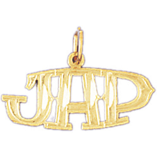 14K GOLD SAYING CHARM - JAP #10419