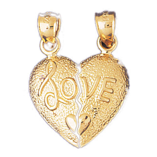14K GOLD SAYING CHARM - LOVE #10200