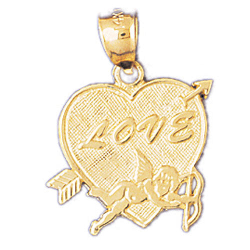 14K GOLD SAYING CHARM - LOVE #10209
