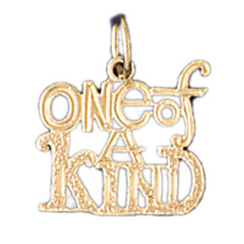 14K GOLD SAYING CHARM - ONE OF A KIND #10509
