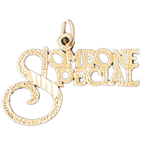 14K GOLD SAYING CHARM - SOMEONE SPECIAL #10248