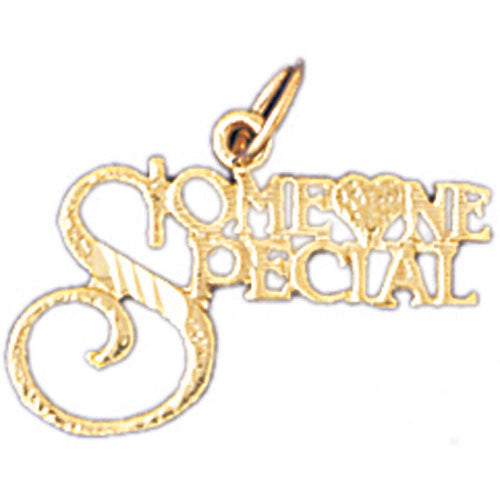 14K GOLD SAYING CHARM - SOMEONE SPECIAL #10249