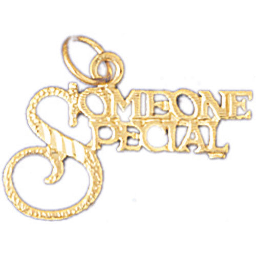 14K GOLD SAYING CHARM - SOMEONE SPECIAL #10250