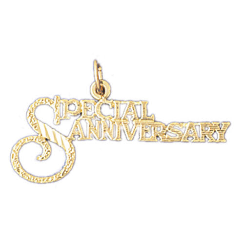 14K GOLD SAYING CHARM - SPECIAL ANNIVERSARY #10078