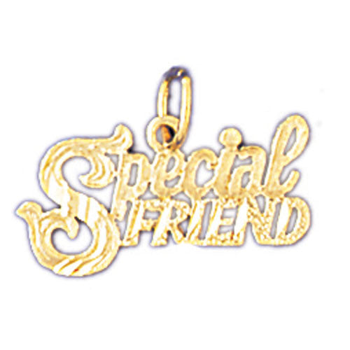 14K GOLD SAYING CHARM - SPECIAL CHARM #10382