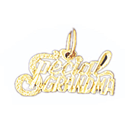 14K GOLD SAYING CHARM - SPECIAL GRANDMA #10005