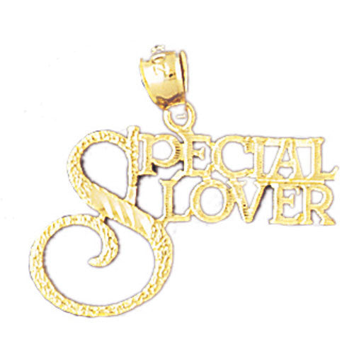 14K GOLD SAYING CHARM - SPECIAL LOVER #10299