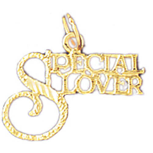 14K GOLD SAYING CHARM - SPECIAL LOVER #10300