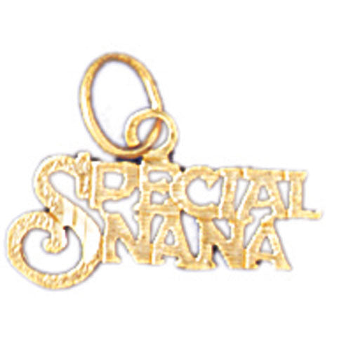 14K GOLD SAYING CHARM - SPECIAL NANA #10488