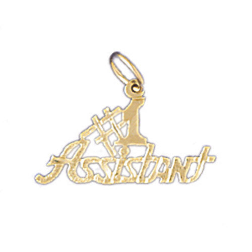 14K GOLD SAYING CHARM - SPECIAL NURSE #10725