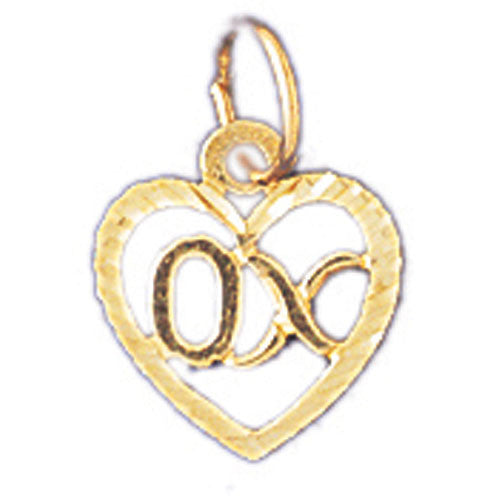 14K GOLD SAYING CHARM #10228