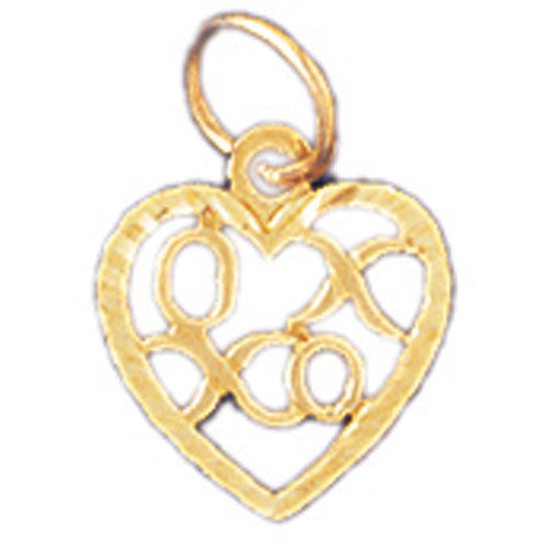14K GOLD SAYING CHARM #10229