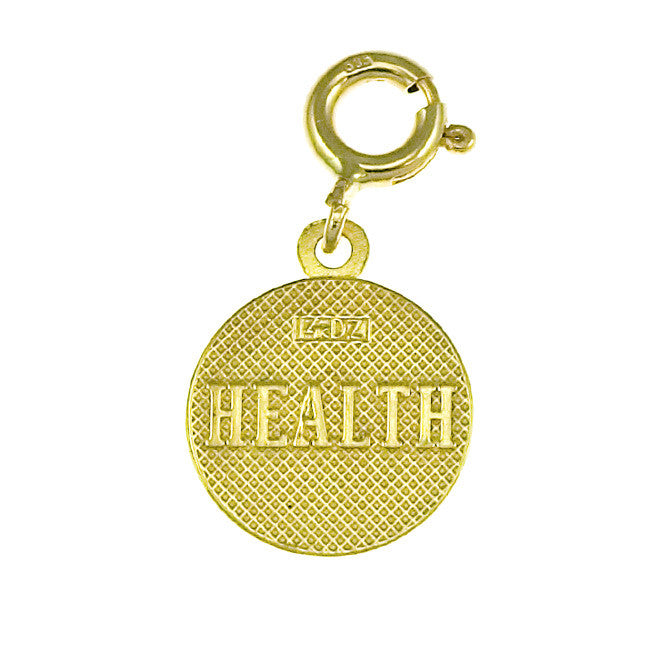 14K GOLD SEVEN WISHES CHARM - HEALTH #6485