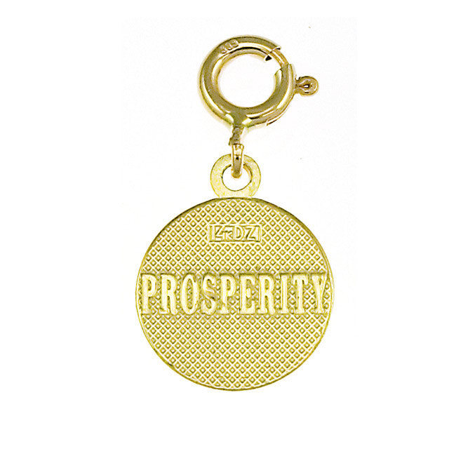 14K GOLD SEVEN WISHES CHARM - PROSPERITY #6481
