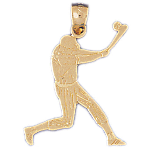 14K GOLD SPORT CHARM - BASEBALL # 3325