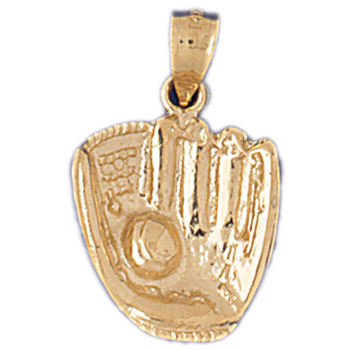 14K GOLD SPORT CHARM - BASEBALL # 3347