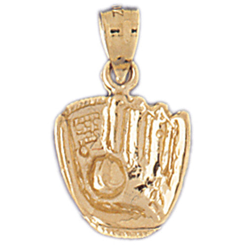 14K GOLD SPORT CHARM - BASEBALL # 3348