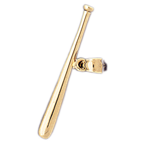 14K GOLD SPORT CHARM - BASEBALL # 3358