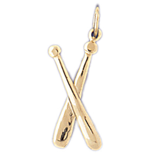 14K GOLD SPORT CHARM - BASEBALL # 3362