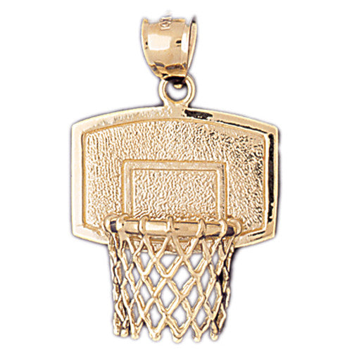 14K GOLD SPORT CHARM - BASKETBALL # 3230