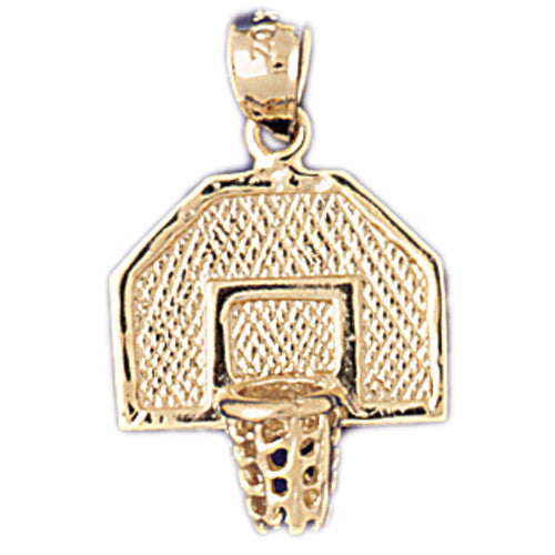14K GOLD SPORT CHARM - BASKETBALL # 3231
