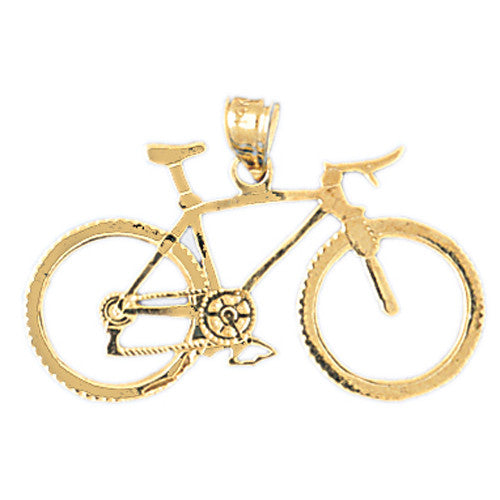 14K GOLD SPORT CHARM - BICYCLE #3649