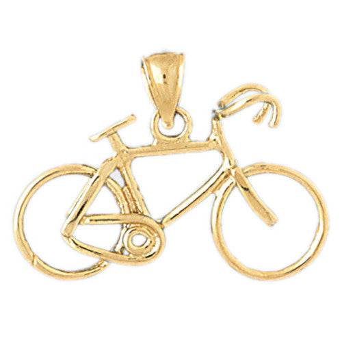 14K GOLD SPORT CHARM - BICYCLE #3650