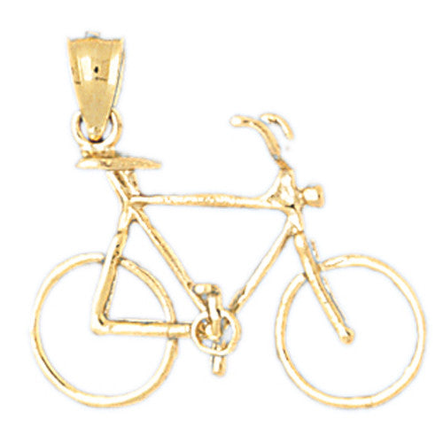 14K GOLD SPORT CHARM - BICYCLE #3653