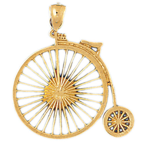 14K GOLD SPORT CHARM - BICYCLE #3655